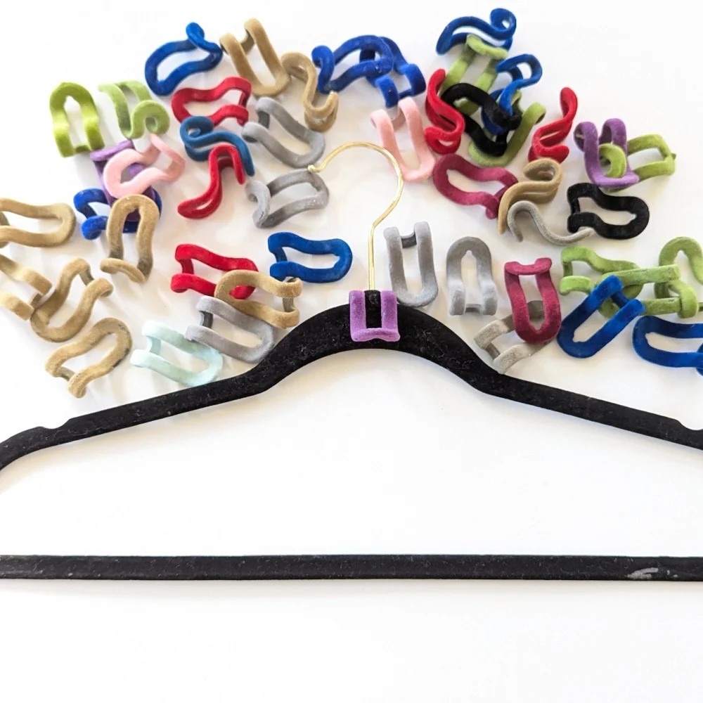 Velvet Hanger Clips